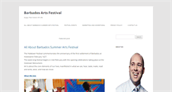 Desktop Screenshot of barbadosartsfestival.com